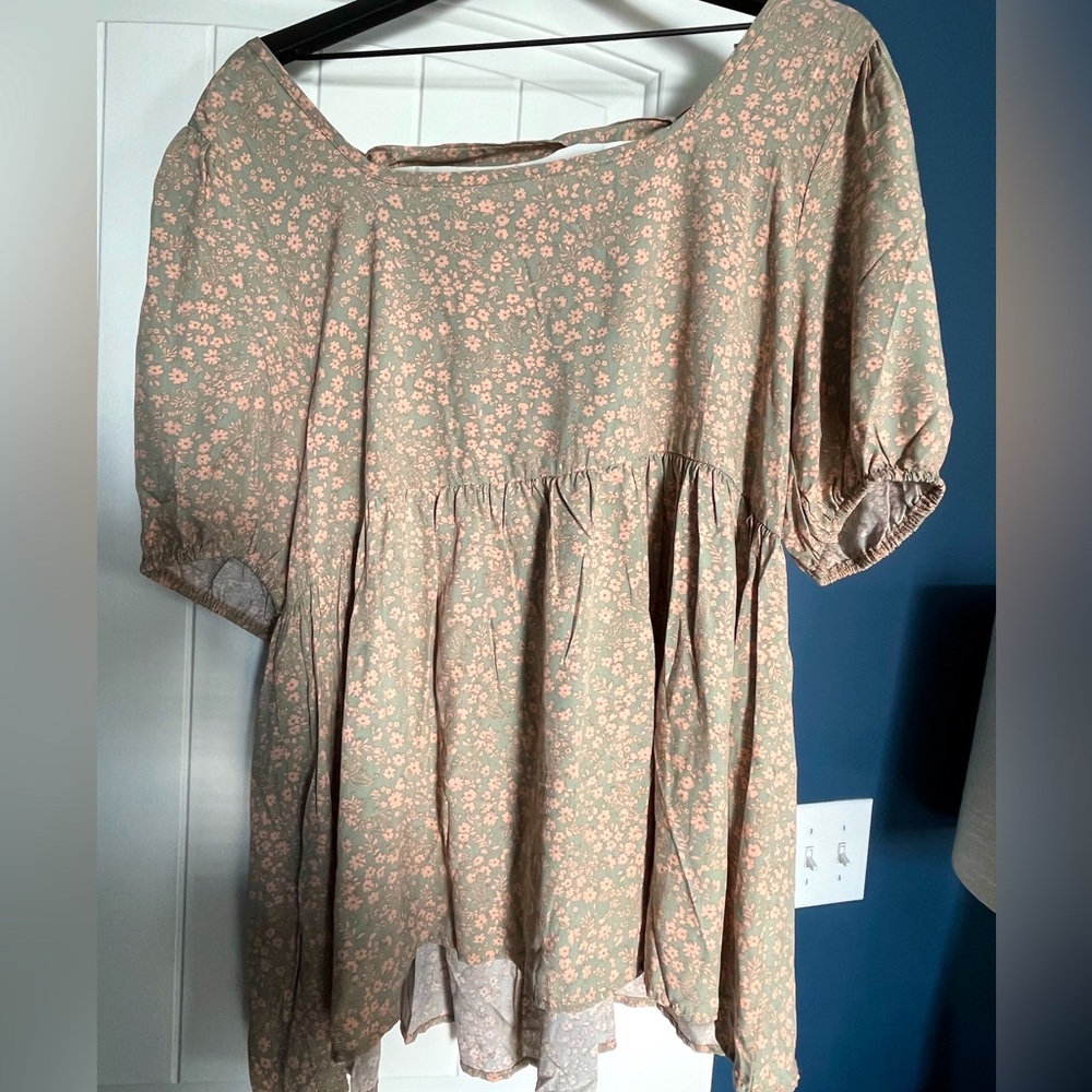 Baby doll corset top